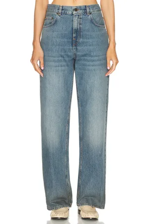 haikure Bonnie Straight Leg in - Denim-Medium. Size 32 (also in ).