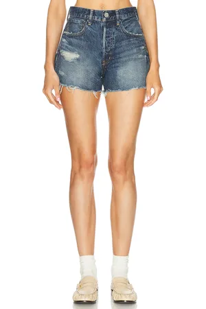Moussy Willowick Shorts in - Denim-Dark. Size 23 (also in 24, 30, 31).