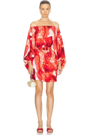 Silvia Tcherassi For FWRD Manon Dress in - Red. Size S (also in XS).