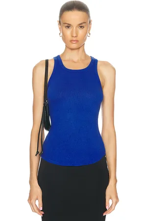 SABLYN Jameela Racerback Tank Top in - Blue. Size XS (also in ).