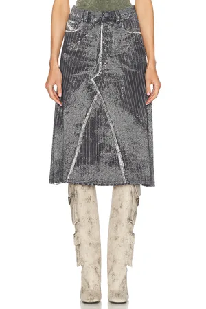Diesel Midi Skirt in - Charcoal. Size 36 (also in 38, 40).