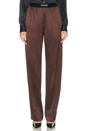 Tom Ford Satin PJ Pant in - Brown. Size L (also in M).