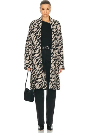 Isabel Marant Felexia Coat in - Black, White. Size 38 (also in 40).
