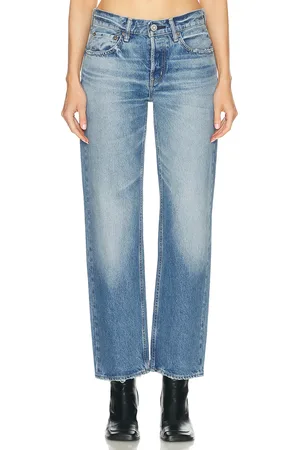 Moussy Cheval Straight in - Denim-Light. Size 24 (also in 31).