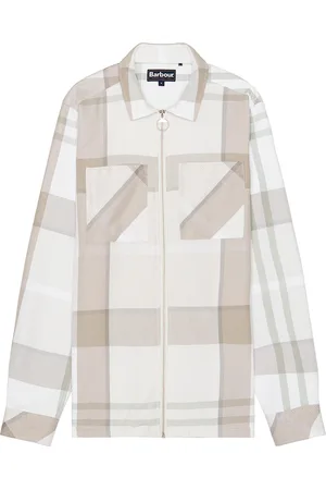 Barbour Ettrick Overshirt in - White. Size L (also in S).