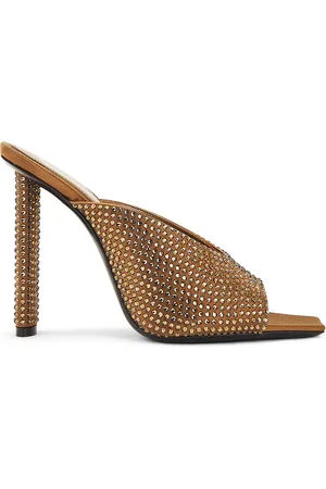 Saint Laurent Sept Mule Sandal in - Brown. Size 36 (also in 36.5, 37, 38, 38.5, 39.5, 40, 41).