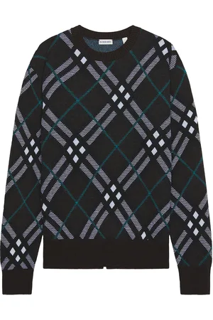 Burberry Check Sweater in in - Brown. Size L (also in M, S).