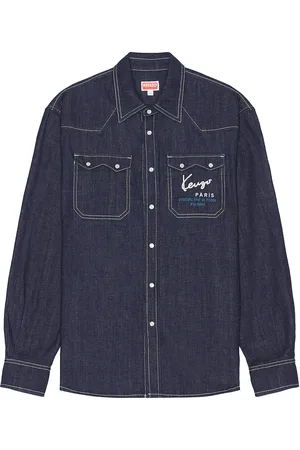 Kenzo Western Shirt Creations in - Denim-Dark. Size XL/1X (also in ).