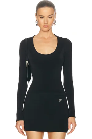 GALVAN Sasha Ballet Neck Bodysuit in - . Size XS (also in ).