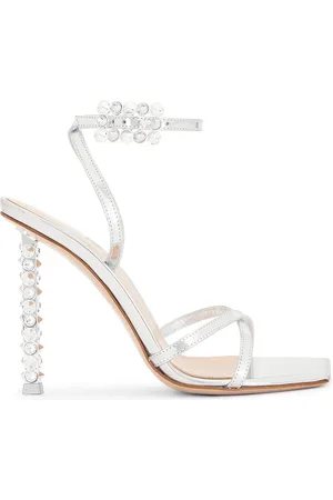 Gianvito Rossi Wonder Metal Sandal in - Metallic . Size 39 (also in 39.5, 41).