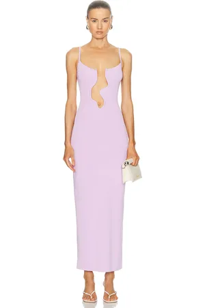CHRISTOPHER ESBER Salacia Wire Column Dress in - Lavender. Size L (also in S).