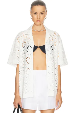 WAO Embroidered Floral Shirt in - . Size M (also in ).