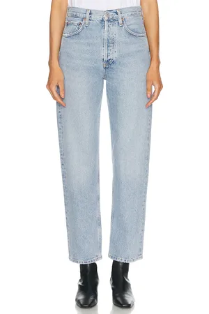 AGOLDE 90s Mid Rise Loose Fit in - Denim-Light. Size 31 (also in 34).
