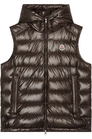 Moncler Barant Vest in - Brown. Size 2 (also in 3, 4).