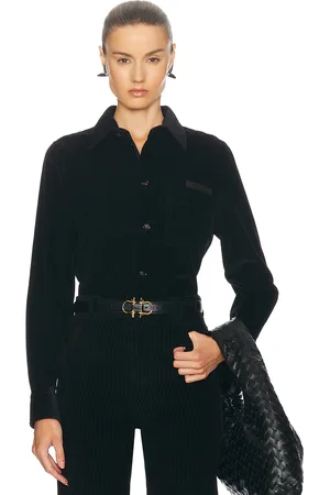 Bottega Veneta Long Sleeve Shirt in - Navy. Size 38 (also in 40).
