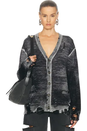 R13 Boyfriend Cardigan in - Grey. Size S (also in ).