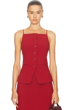 Staud Una Top in - Red. Size L (also in ).