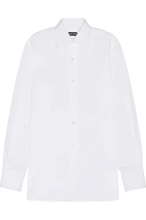 Tom Ford Poplin Classic Fit Shirt in - White. Size 39 (also in 40).