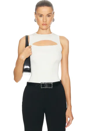 Alexander McQueen Slashed Rib Knit Top in - . Size L (also in M, XS).