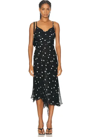 PRISCAVera Cowl Neck Midi Dress in - . Size L (also in ).