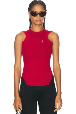 The Attico Reese Tank Top in - Red. Size 40 (also in ).