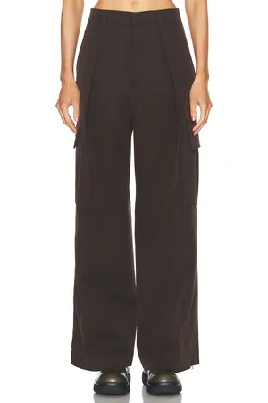 Burberry Cargo Trouser in - Brown. Size 0 (also in 2, 4).