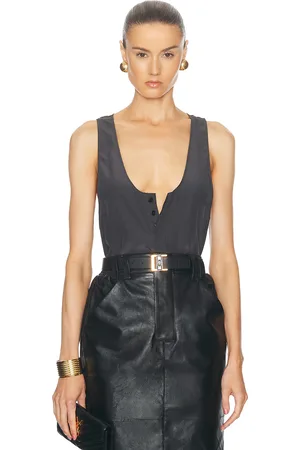 Saint Laurent Tank Top in - Grey. Size 34 (also in 36, 38, 40).