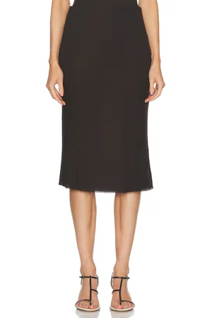 Khaite Leema Skirt in - Brown. Size L (also in ).