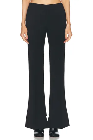 Chloé Wool Crepe Slim Trouser in - . Size 34 (also in ).