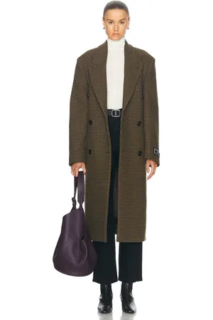 Acne Studios Ohama Tweed Coat in - Green. Size 40 (also in 42).