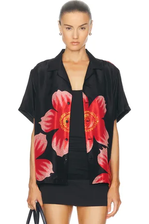 HARAGO Floral Printed Shirt in - . Size XS (also in ).