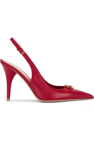 VALENTINO GARAVANI V Logo The Bold Edition Sling Back Pump in - Red. Size 36.5 (also in 37.5, 41).