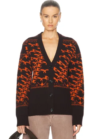 Burberry Long Sleeve Cardigan in - Brown,Orange. Size L (also in ).