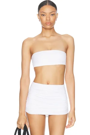 WARDROBE.NYC Bandeau Bikini Top in - . Size L (also in XL, XXS).