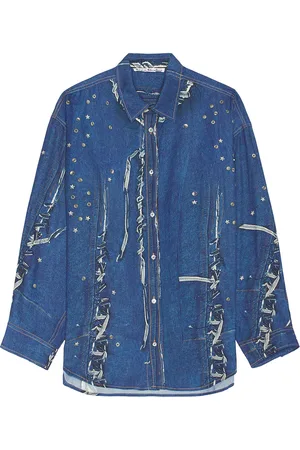 Acne Studios Long Sleeve Shirt in - Blue. Size 46 (also in 50, 52).