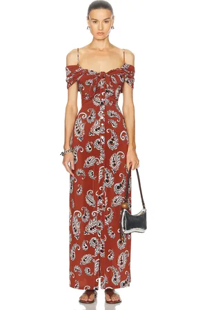 Paco rabanne Knot Long Dress in - Red. Size 40 (also in ).