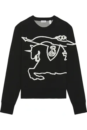 Burberry Big Logo Sweater in - Black. Size L (also in XL/1X).