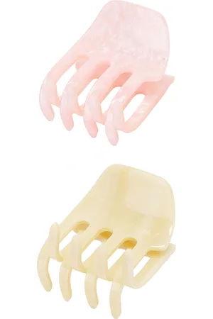 Emi Jay For FWRD Petite Clip Set Of 2 in - Cream. Size all.