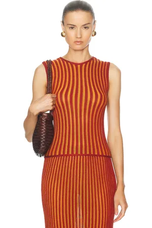 Escvdo Marina Halter Top in - Rust. Size L (also in S, XS).