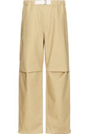 DARKPARK Jordan Heavy Cotton Satin Relax Fit Trousers in - Brown. Size 46 (also in 48, 50, 52).