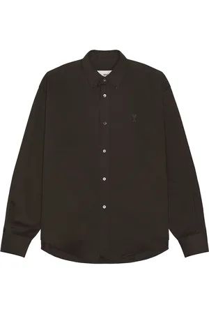 Ami ADC Boxy Fit Shirt in - Brown. Size 39 (also in 41, 42).