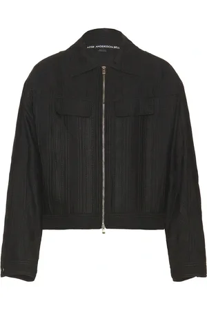 Andersson Bell Fabrian Sheer Zip Up Jacket in - . Size M (also in S, XL/1X).