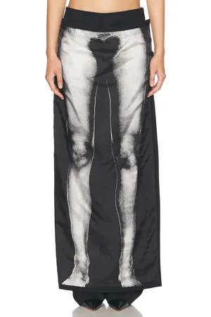 Jean Paul Gaultier Body Mariniere Wool Printed Pant in - . Size 34 (also in 36, 42).