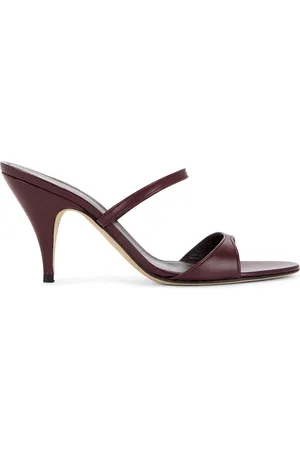 The Row Vika Knot 80 Sandal in - Burgundy. Size 36 (also in 36.5).