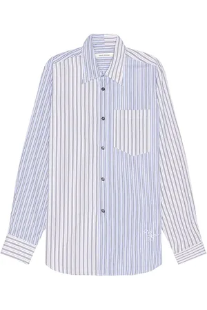WALES BONNER Majesty Shirt in - Blue. Size 46 (also in 48, 50).