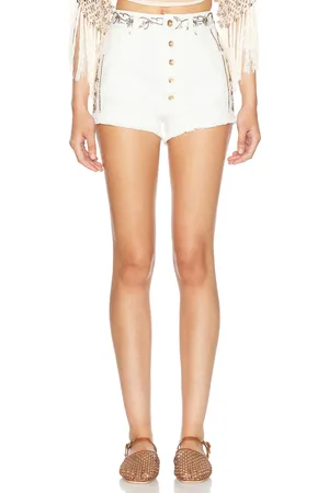 Paco rabanne Embroidered Short in - White. Size 27 (also in 28, 29).