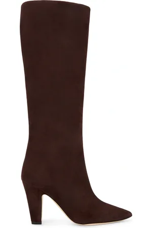 Manolo Blahnik Lina 90 Suede Boot in - Chocolate. Size 37 (also in 39, 41).