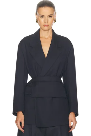 Bottega Veneta Double Breasted Blazer in - Black. Size 36 (also in ).