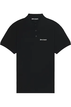 Palm Angels Classic Logo Embroidered Polo in - . Size L (also in M, S, XL/1X).