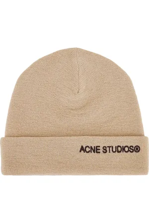 Acne Studios Kinau Beanie in - Beige. Size all.